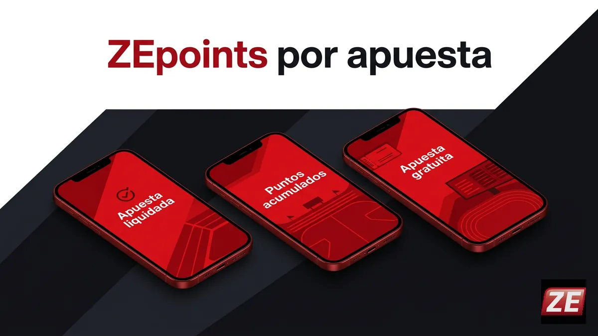 Zebet: secuencia de pantallas que muestra cómo la apuesta liquidada se convierte en ZEpoints y freebet