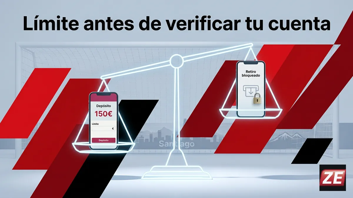 Límite de 150 euros antes de verificar la identidad para poder retirar en Zebet